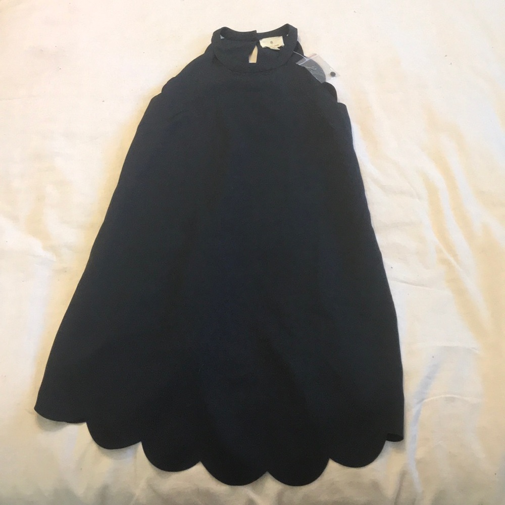 Black scalloped dress. Brand new never worn!